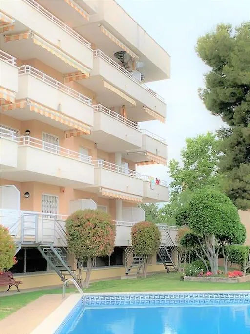Penthouse With 95M2 Solarium, Pool And Seaview Thehavenescape Apartment Coma-ruga